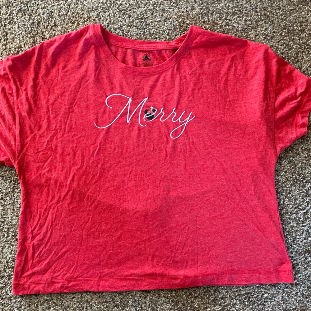 Red Disney Christmas T-Shirt